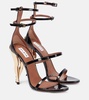 Cabaret patent leather sandals