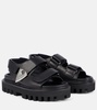 Leather slingback sandals