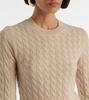 Milla cable-knit cashmere sweater