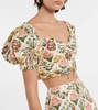 Palmarosa cotton crop top