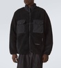 Wool-blend fleece jacket