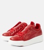 Maxi leather sneakers