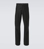 Cotton straight pants