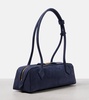 Le Teckel suede shoulder bag