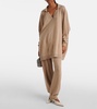 High-rise cashmere and wool sweatpants