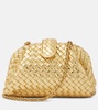 Lauren 1980 Small mirrored leather clutch