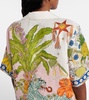 Hazel printed linen shirt