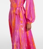 Silk maxi dress