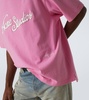 Logo embroidered cotton T-shirt