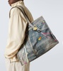 Logo trompe l'œil canvas tote bag