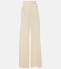 Karub high-rise wide-leg wool pants