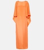 Elegante Baleari silk crêpe de chine gown