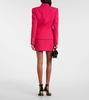 Double-breasted virgin wool blazer