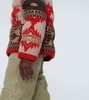 Icon jacquard down jacket