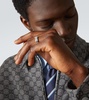 Interlocking G sterling silver ring