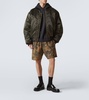Logogram bomber jacket