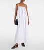 Heather cotton batiste maxi dress