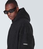 Oversized fleece hoodie