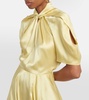 Draped midi dress