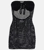 Camellia cotton crochet minidress