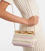 Twist Mini woven clutch