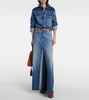 Monaco patchwork denim shirt