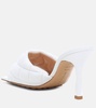 Leather Padded Mules 90