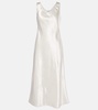 Talete satin midi dress