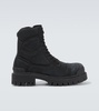 Combat Strike canvas lace-up boots