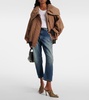 High-rise barrel-leg jeans