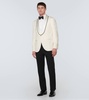 Délavé silk twill tuxedo jacket