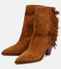 Marfa fringed suede ankle boots