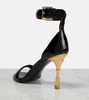 Moneta patent leather sandals
