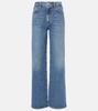 Harper mid-rise wide-leg jeans 