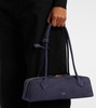 Le Teckel suede shoulder bag