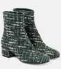 Joelle 45 bouclé tweed ankle boots