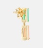 Compuesta 9kt gold earrings with gemstones