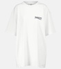 OVERSIZE POLITICAL LOGO JERSEY T-SHIRT