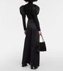 Zinnia pleated jersey wide-leg pants