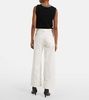 Cervia cropped mid-rise wide-leg jeans