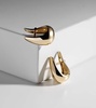 Claw 18kt gold earrings