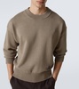 Cotton and wool sweater