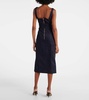 Denim midi dress