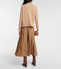 Funghi cotton and mohair-blend cardigan