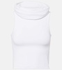 Hooded crop top