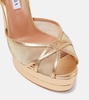 Shear 130 mesh platform sandals