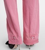 Low-rise straight cargo jeans