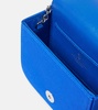 Mini embellished satin shoulder bag