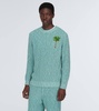 Palm Tree cotton-blend sweater