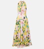 Marie Rose floral cotton midi dress